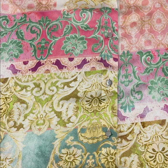 Zara Multicolor Satin Patterned Shirt - Picture 4 of 6